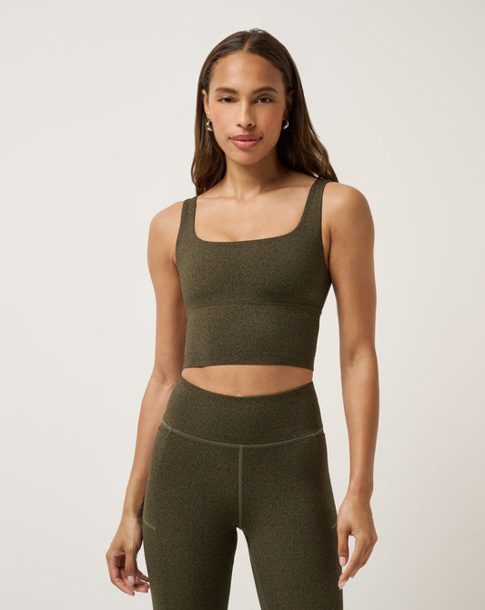 TravisMathew | Moveknit Printed Tank - Grape Leaf Multi
