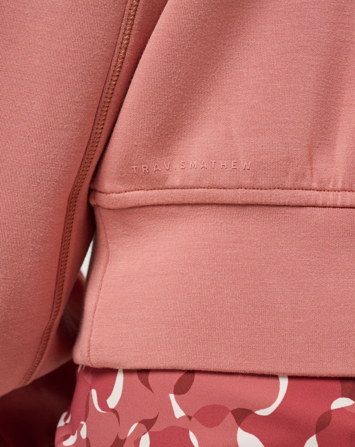 TravisMathew | Skyloft Soft Echo Half Zip - Brick Dust