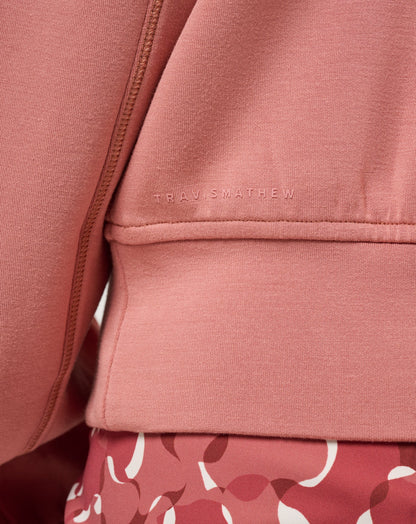 TravisMathew | Skyloft Soft Echo Half Zip - Brick Dust