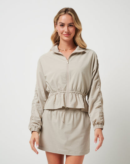 TravisMathew | Timeless Breezeblend Full Zip - Island Fossil