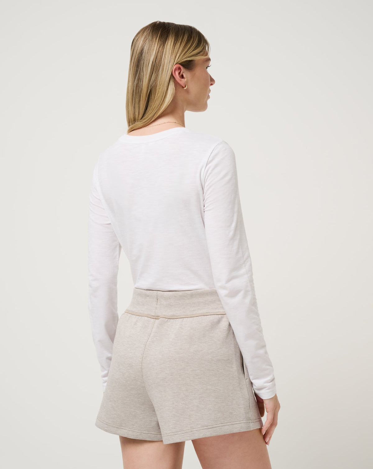TravisMathew | Cloud Long Sleeve Tee - White