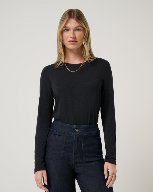 TravisMathew | Cloud Long Sleeve Tee - Black