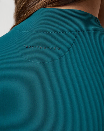 TravisMathew | Moveknit Rib Limitless Top - Dark Sea