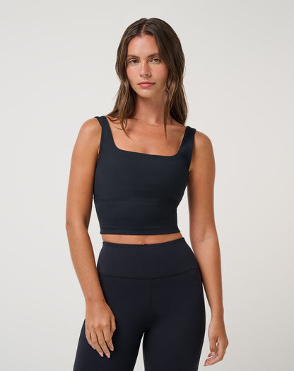 TravisMathew | Moveknit Rib Sport Top - Black