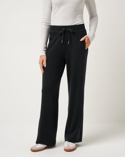 TravisMathew | Cloud Terry Wide Leg Pant - Black