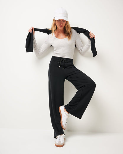 TravisMathew | Cloud Terry Wide Leg Pant - Black