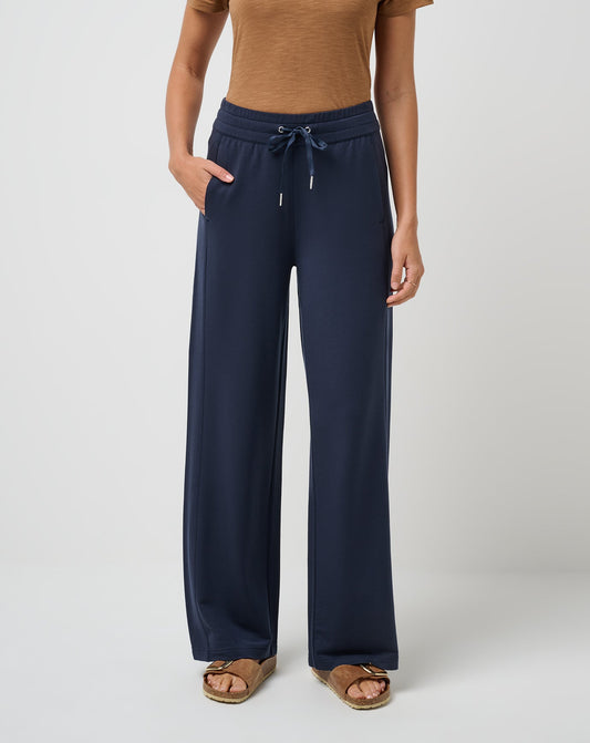 TravisMathew | Cloud Terry Wide Leg Pant - Navy Blazer