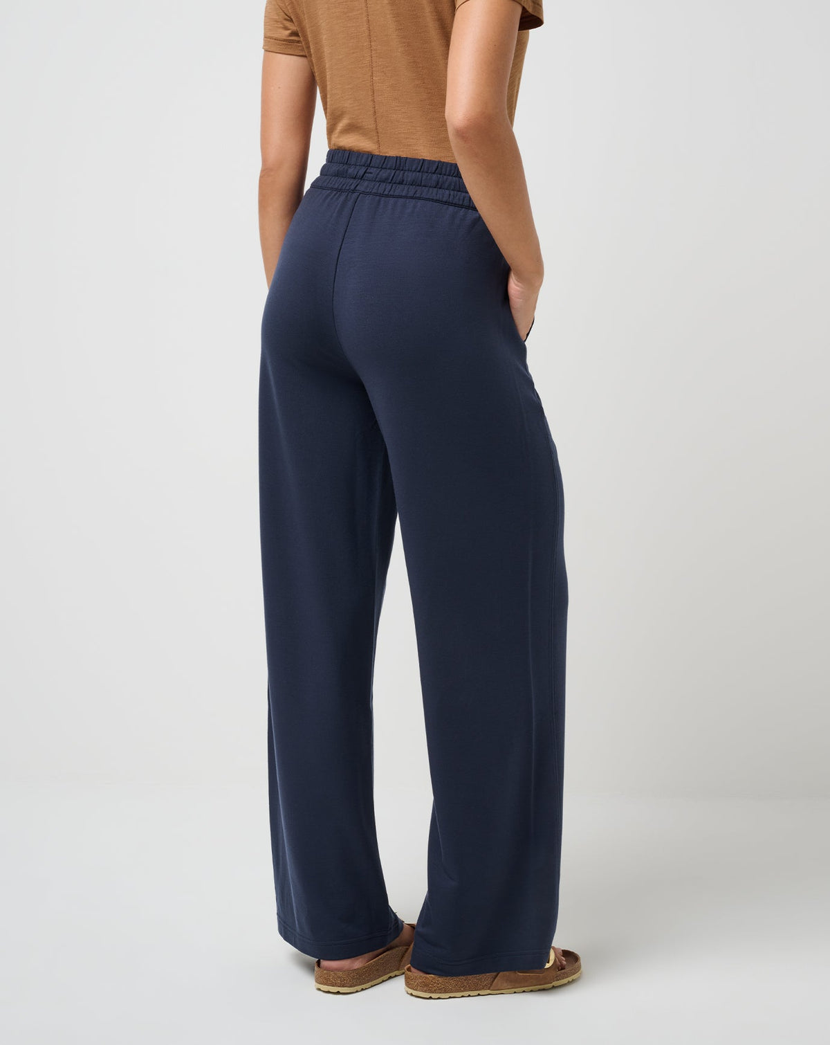 TravisMathew | Cloud Terry Wide Leg Pant - Navy Blazer