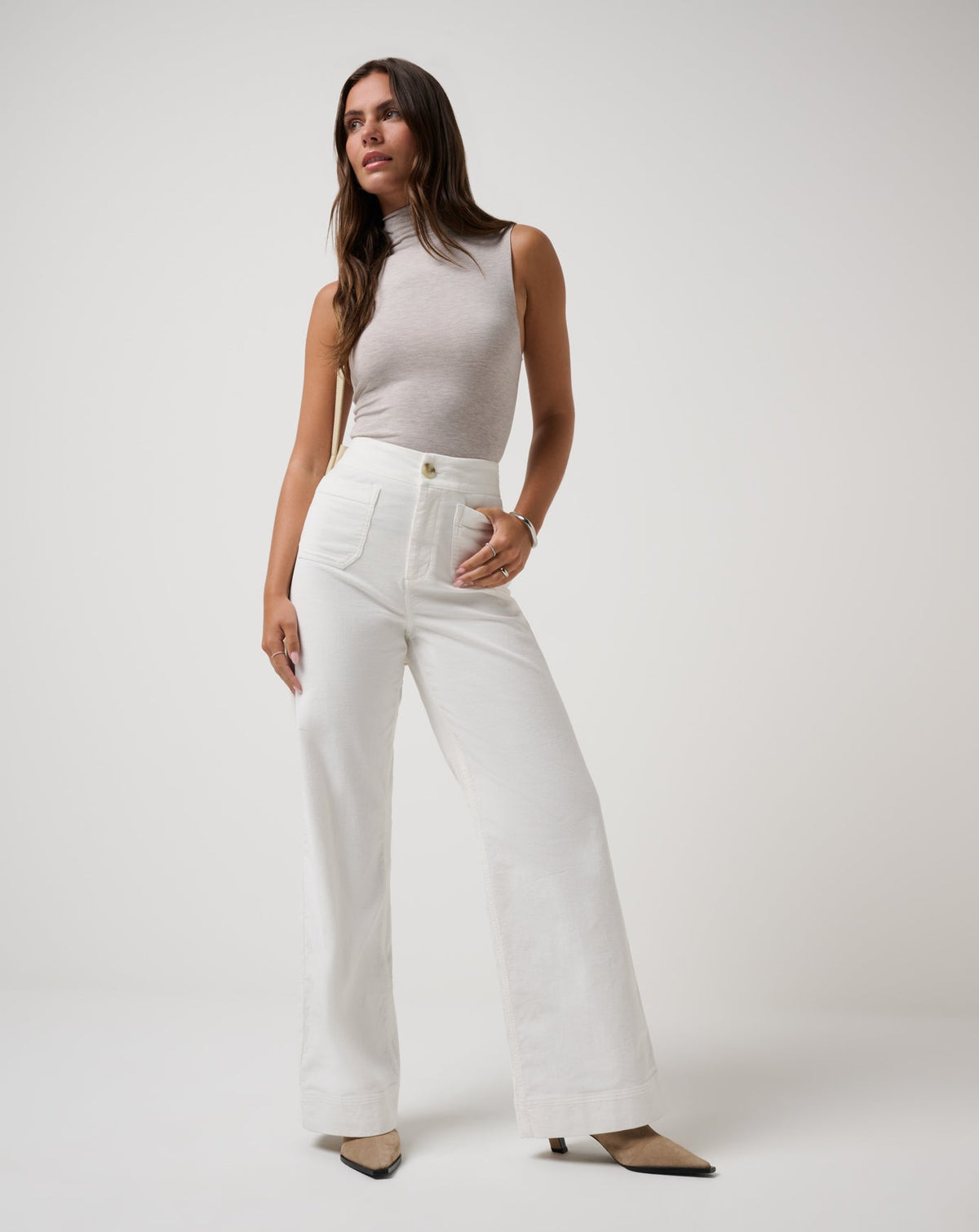 TravisMathew | Everyday Cord Long Pant - Snow White