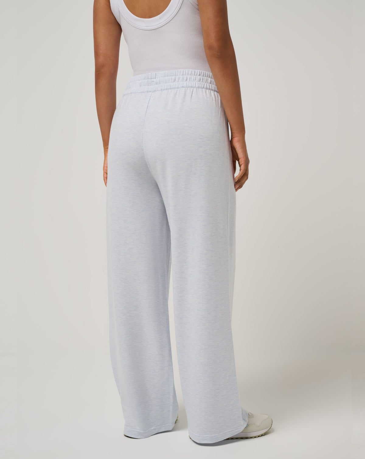 TravisMathew | Cloud Terry Wide Leg Pant - Heather Ancient Water
