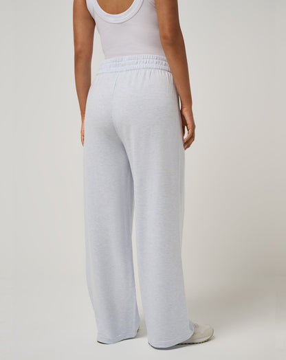 TravisMathew | Cloud Terry Wide Leg Pant - Heather Ancient Water