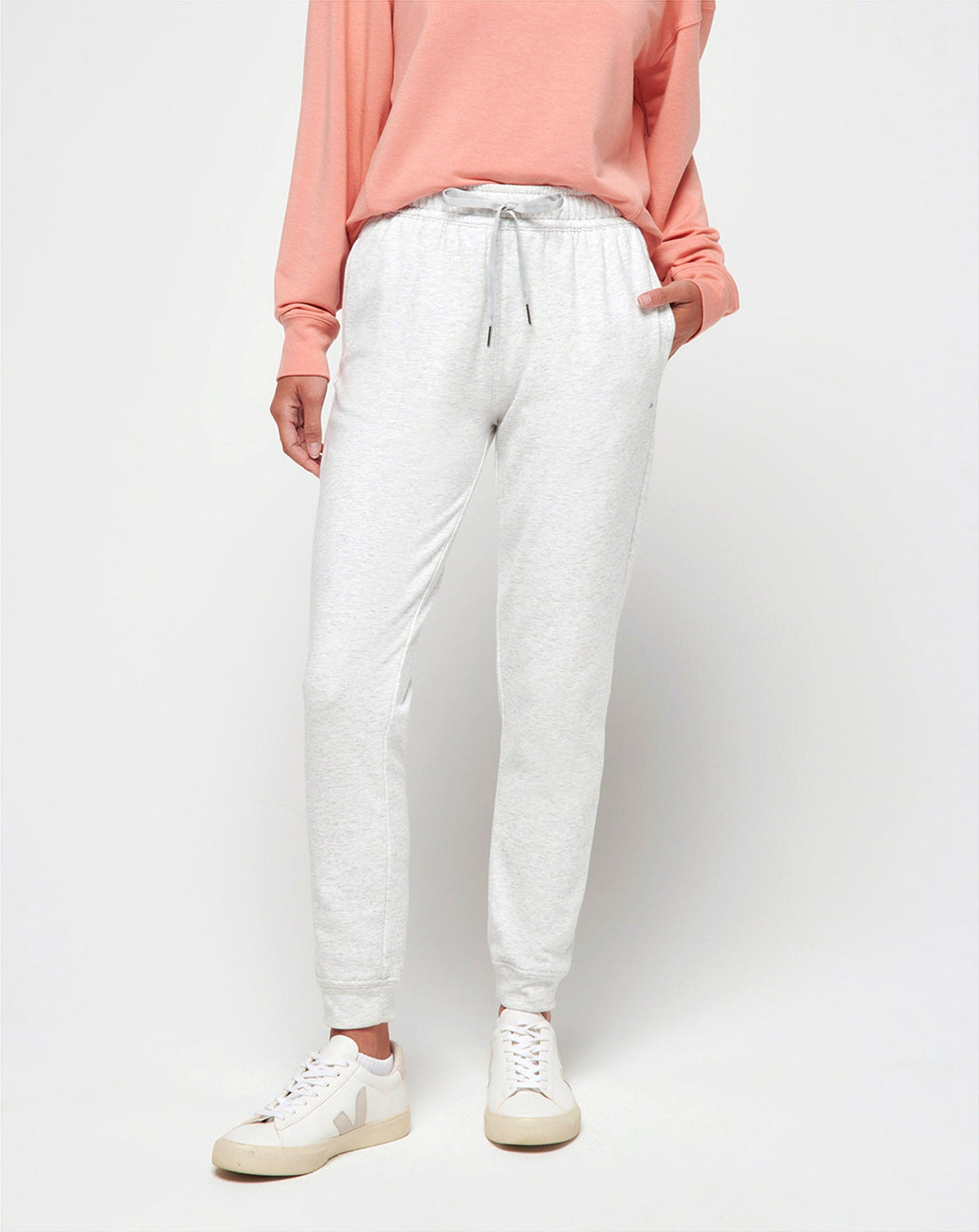 TravisMathew | Cloud Fleece Jogger - Heather Light Grey
