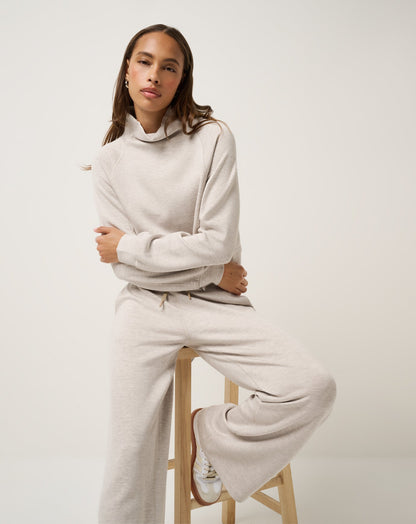 TravisMathew | Skyloft Soft Wide Leg Pant - Heather Savannah Tan