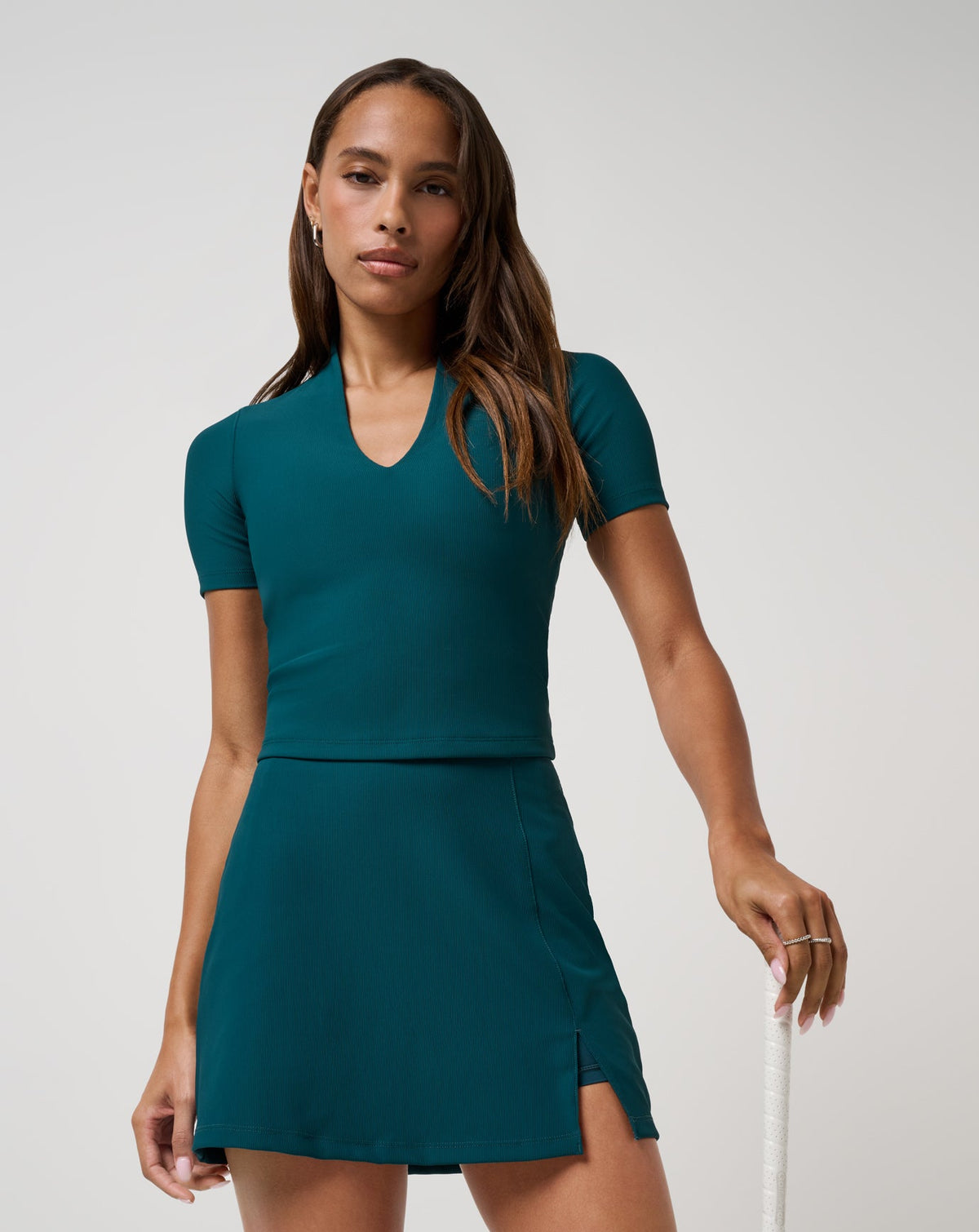 TravisMathew | Moveknit Rib Limitless Skort - Dark Sea