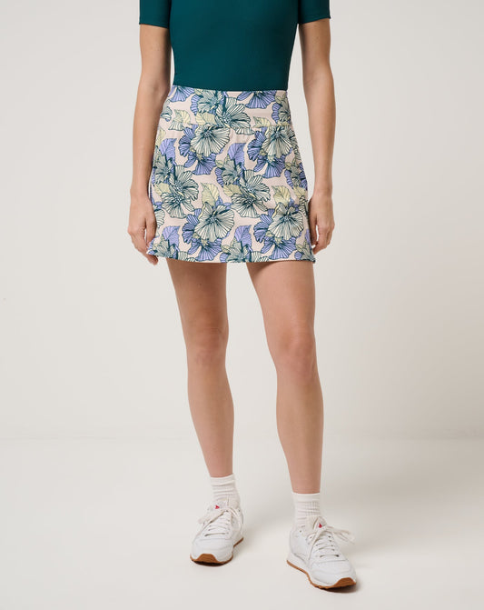 TravisMathew | Moveknit Game Set Match Skort 2.0 - Sandshell Multi