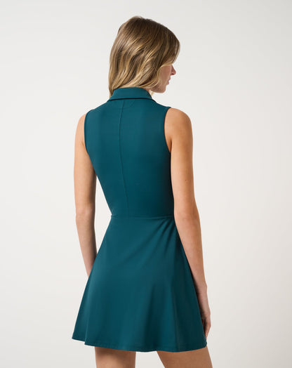 TravisMathew | Moveknit Sleeveless Polo Dress 2.0 - Dark Sea