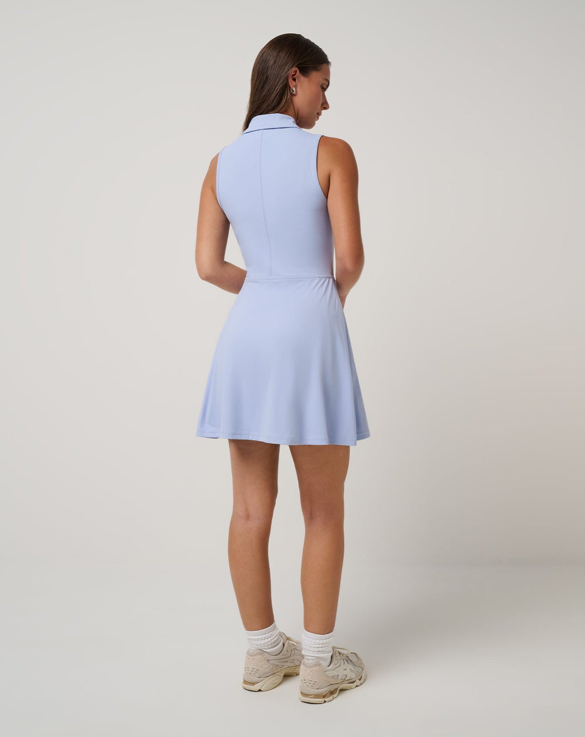 TravisMathew | Moveknit Sleeveless Polo Dress 2.0 - Soft Blue