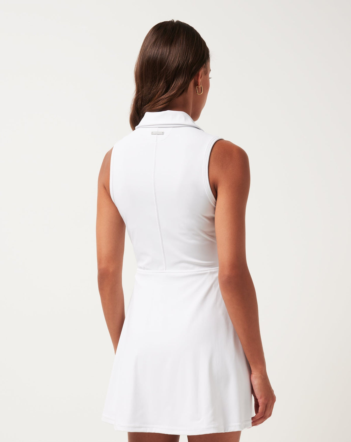 TravisMathew | Moveknit Sleeveless Polo Dress 2.0 - White