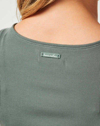 TravisMathew | Cloud Rib Hadley Wood Dress - Agave Green