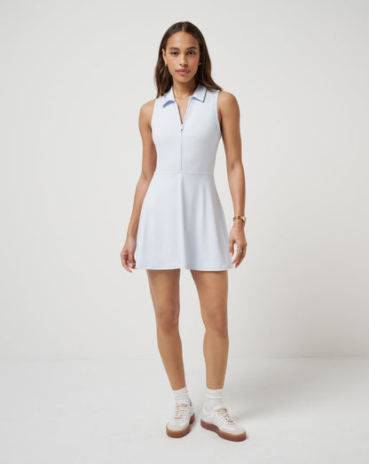 TravisMathew | Moveknit Sleeveless Polo Dress 2.0 - Ancient Water