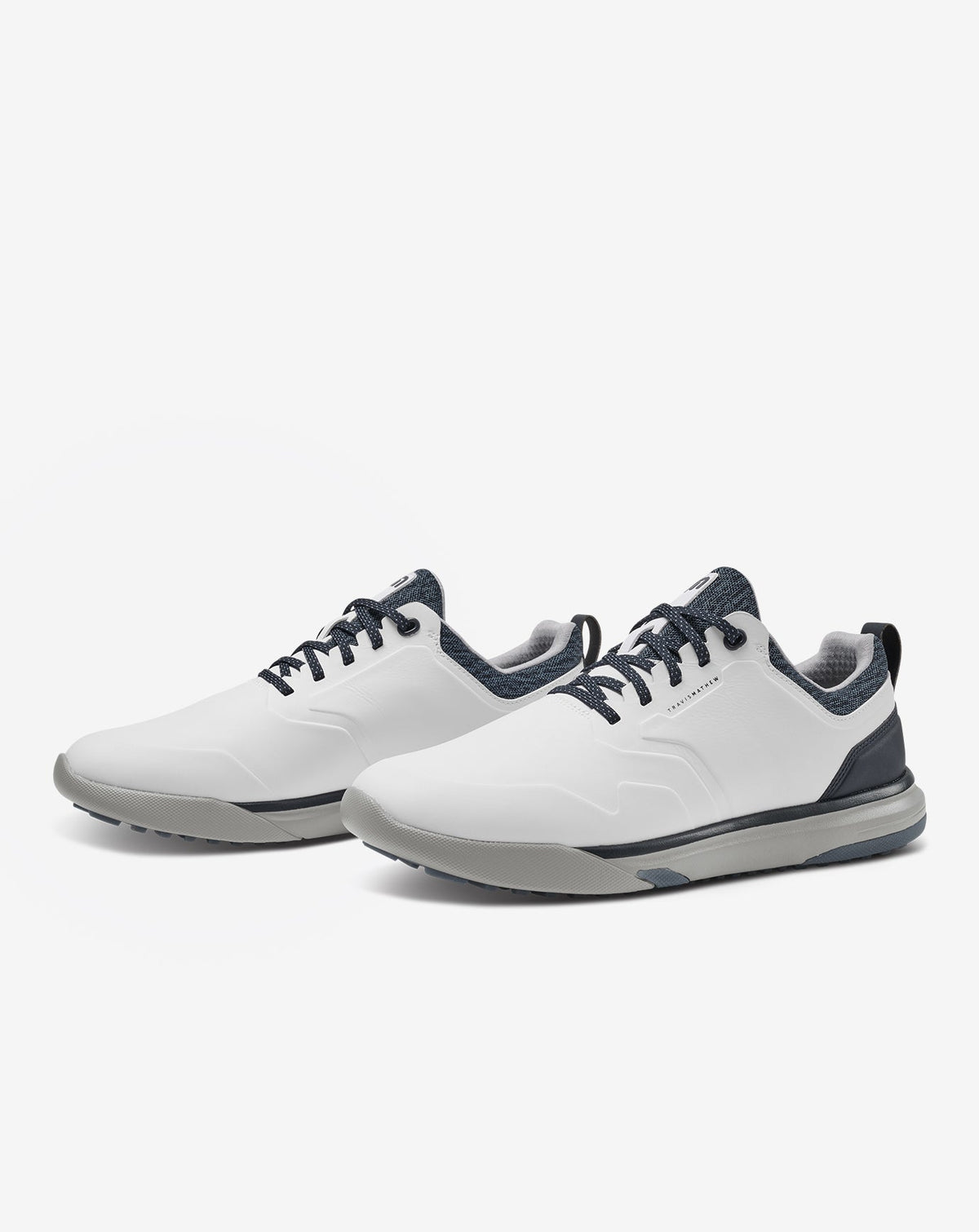 TravisMathew | The Daily Pro Plus Golf Shoe - White/Total Eclipse