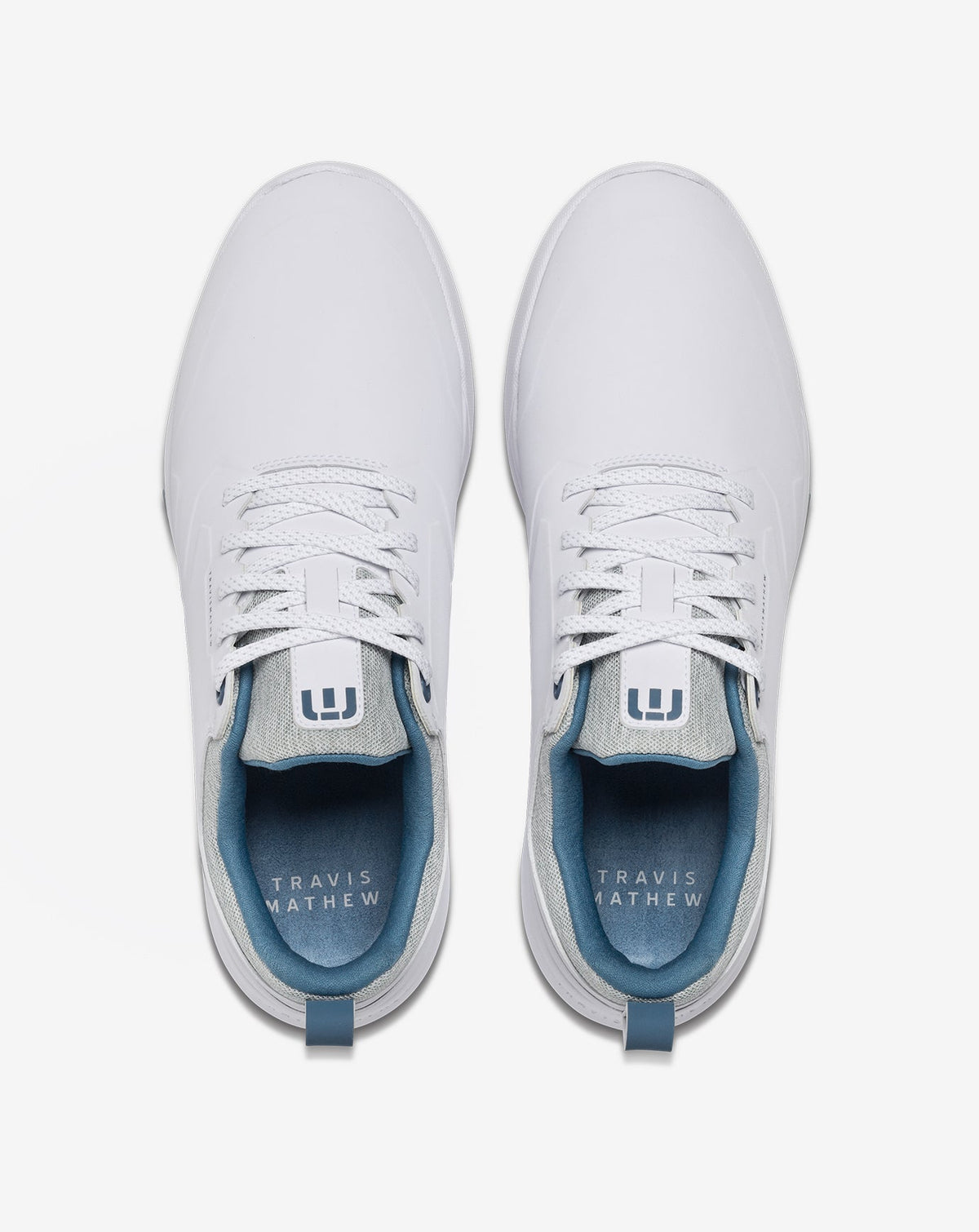 TravisMathew | The Daily Pro Plus Golf Shoe - White/Blue