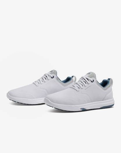 TravisMathew | The Daily Pro Plus Golf Shoe - White/Blue