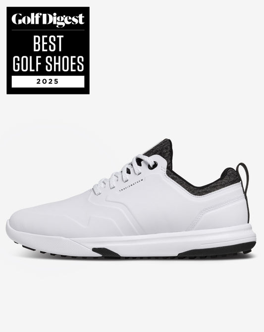 TravisMathew | The Daily Pro Plus Golf Shoe - White/Black