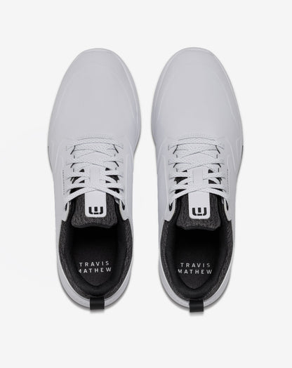 TravisMathew | The Daily Pro Plus Golf Shoe - White/Black