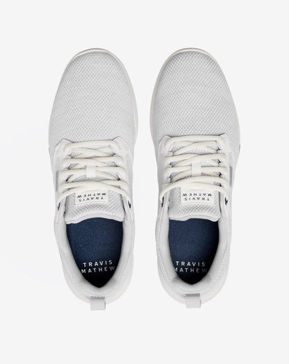 TravisMathew | The Daily Pro Hybrid Shoe - Heather White