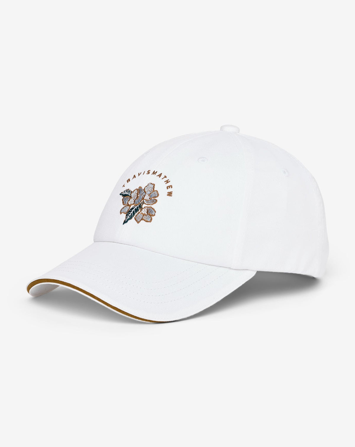 TravisMathew | Floral Twisted Ivy Adjustable Hat - White