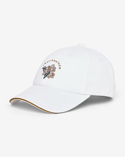TravisMathew | Floral Twisted Ivy Adjustable Hat - White