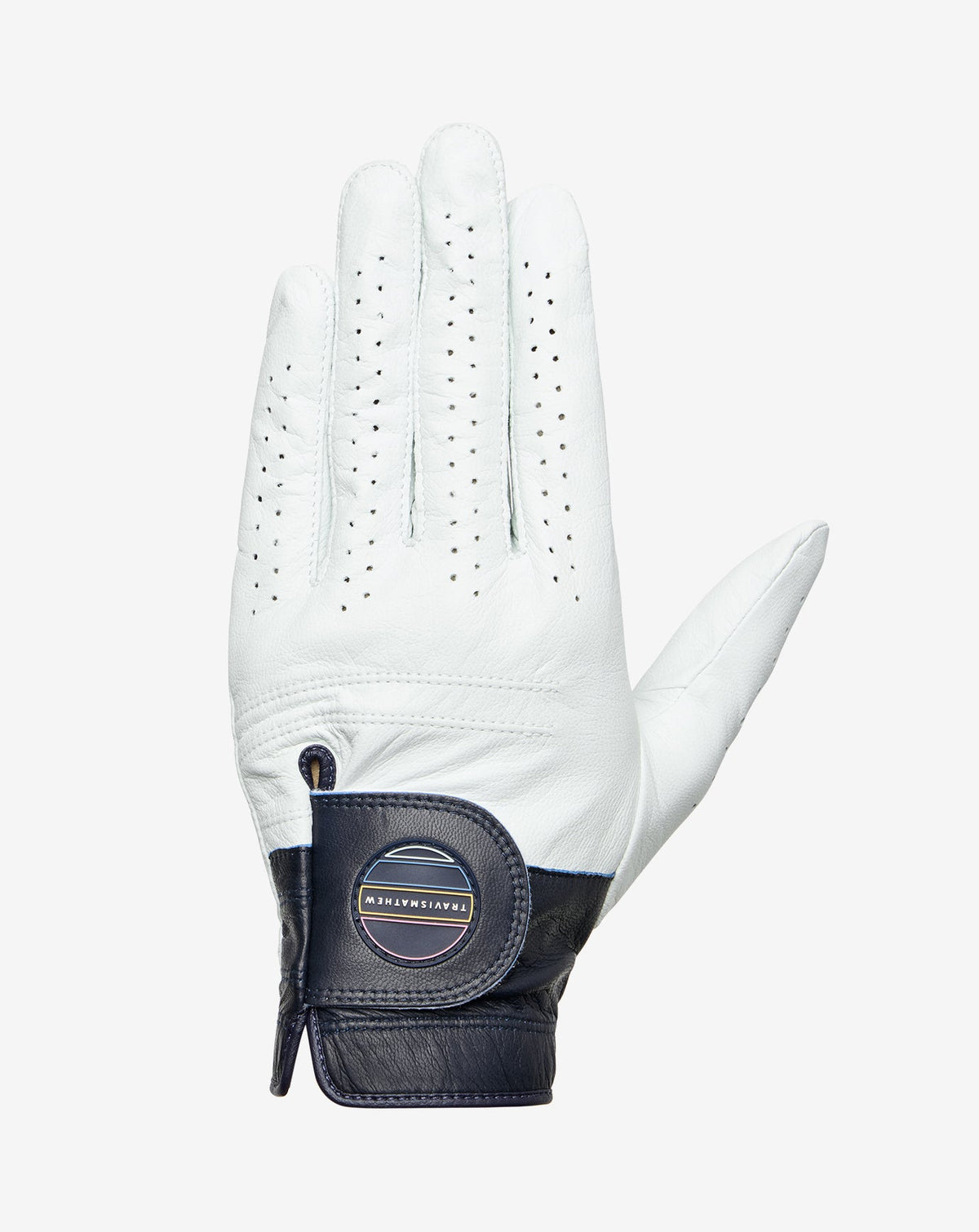 TravisMathew | Get Out Of Town Golf Glove - White/Mood Indigo