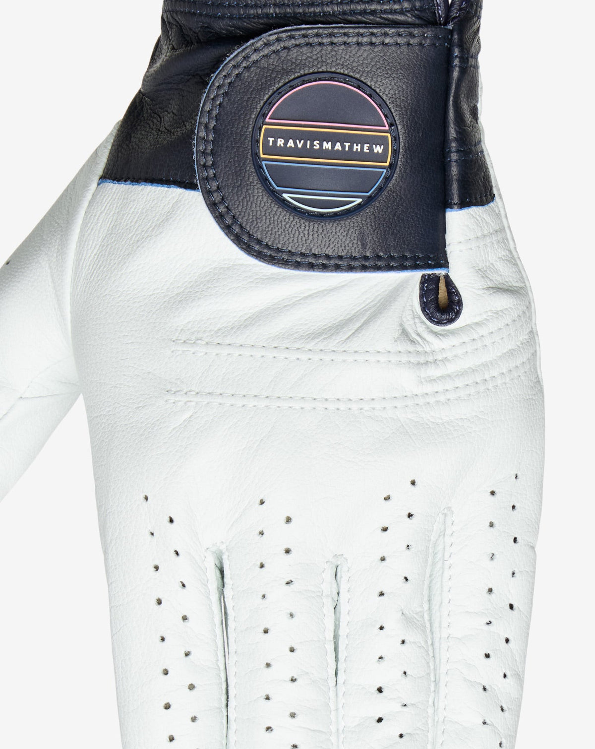 TravisMathew | Get Out Of Town Golf Glove - White/Mood Indigo