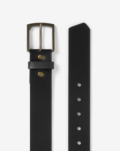 TravisMathew | Elusive Leather Belt - Black