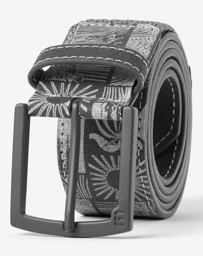TravisMathew | Marina Mingle Canvas Stretch Belt - Ebony