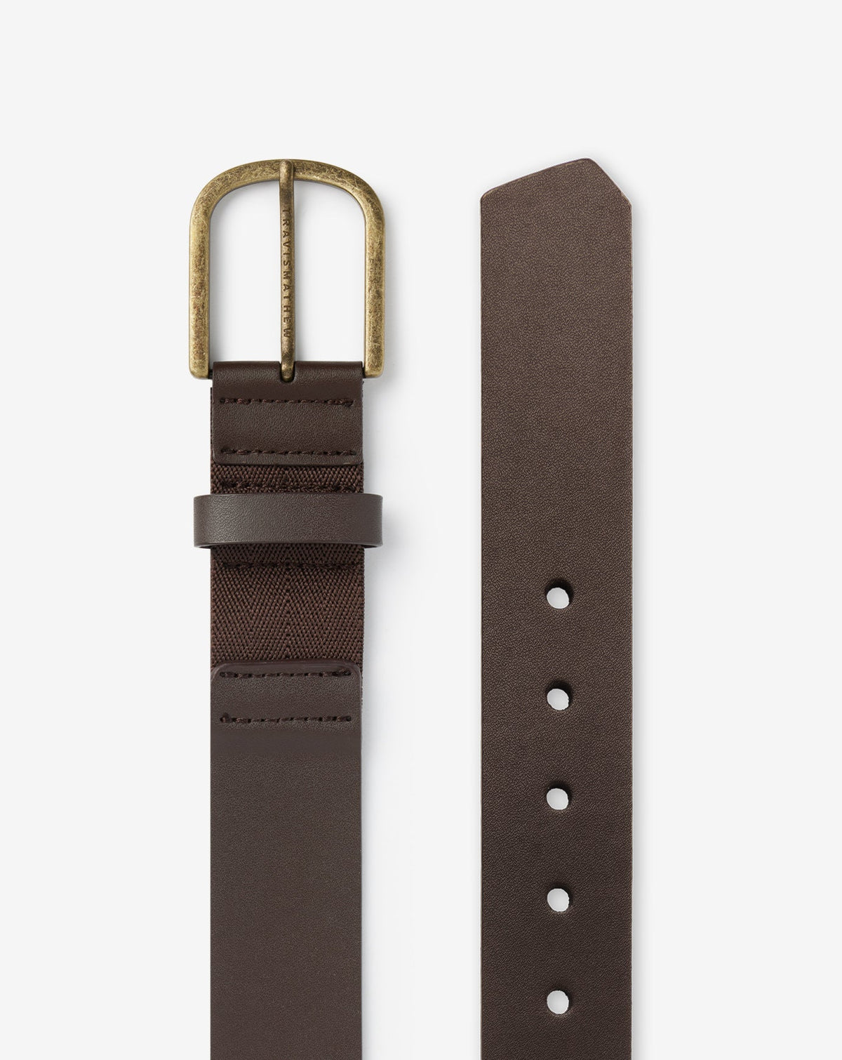 TravisMathew | Jinx 2.0 Leather Belt - Dark Brown