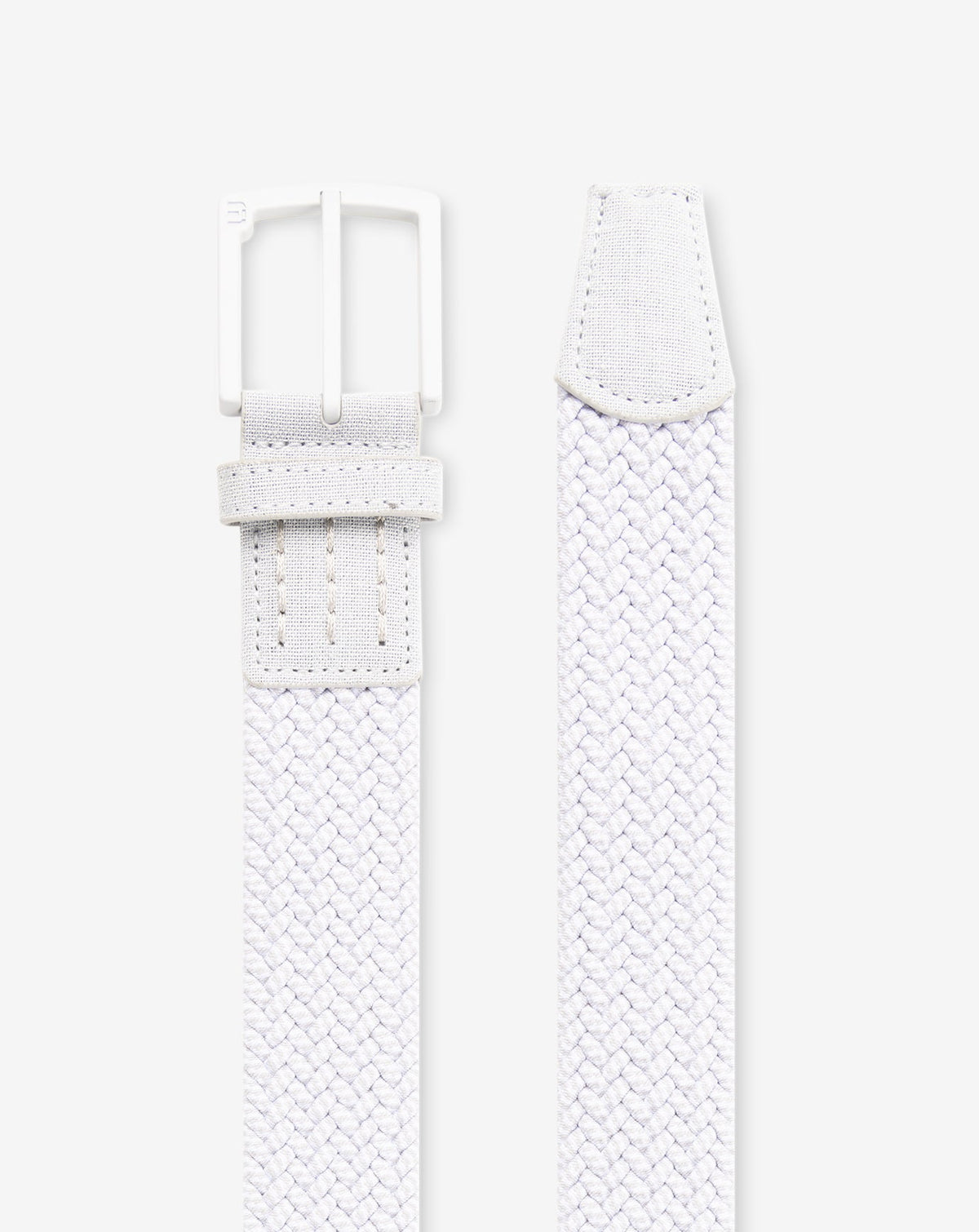 TravisMathew | Staggerwing 2.0 Stretch Woven Belt - Micro Chip/White