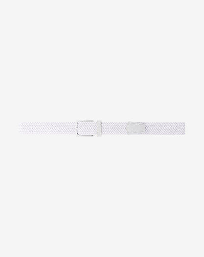 TravisMathew | Staggerwing 2.0 Stretch Woven Belt - Micro Chip/White