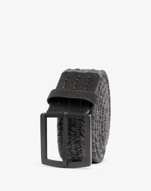 TravisMathew | Pueblo 2.0 Stretch Woven Belt - Heather Grey Pinstripe