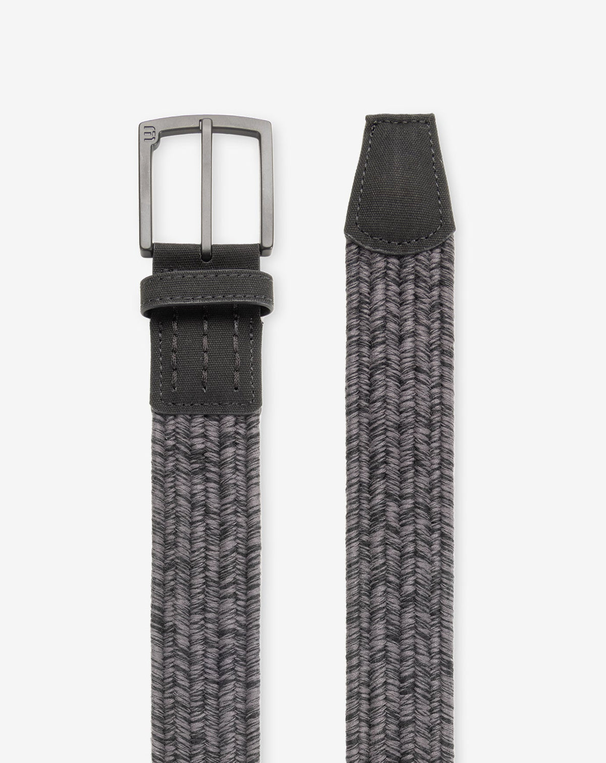 TravisMathew | Pueblo 2.0 Stretch Woven Belt - Heather Grey Pinstripe