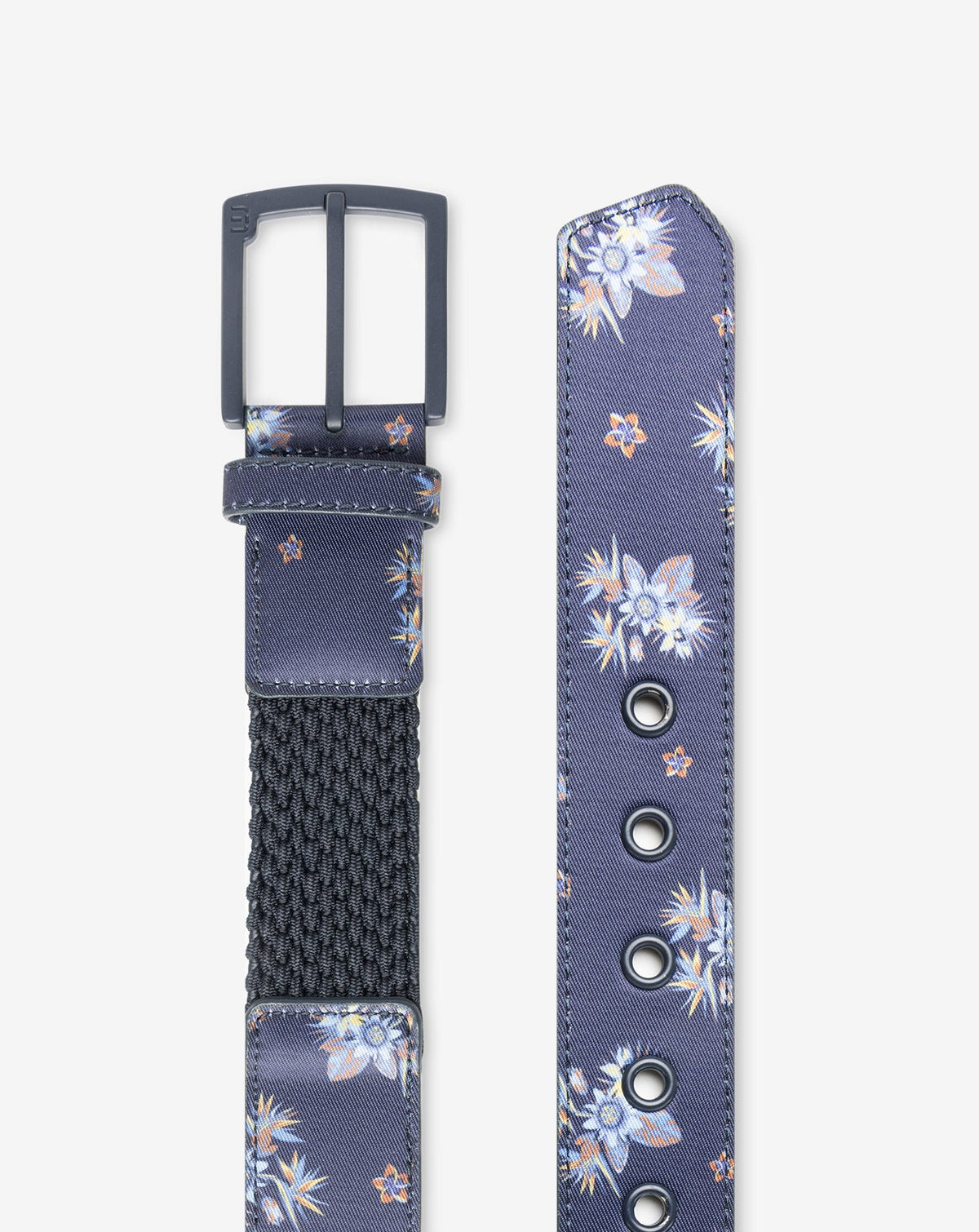 TravisMathew | Ocean Flare Canvas Stretch Belt - Total Eclipse