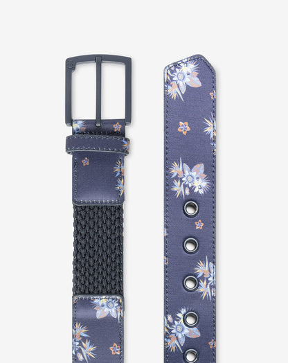 TravisMathew | Ocean Flare Canvas Stretch Belt - Total Eclipse
