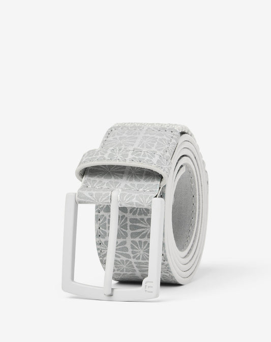 TravisMathew | Buried Treasure Hybrid Stretch Belt - Micro Chip/White