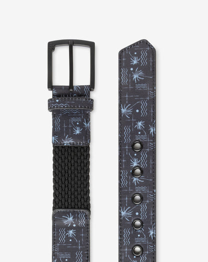 TravisMathew | Palmwood Canvas Stretch Belt - Black