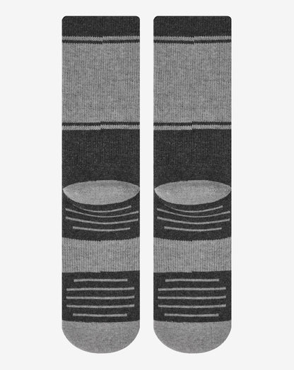 TravisMathew | Baja 2.0 Crew Sock - Heather Grey Pinstripe