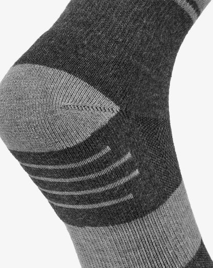 TravisMathew | Baja 2.0 Crew Sock - Heather Grey Pinstripe