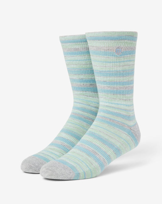 TravisMathew | River Picnic Crew Sock - Heather Light Grey