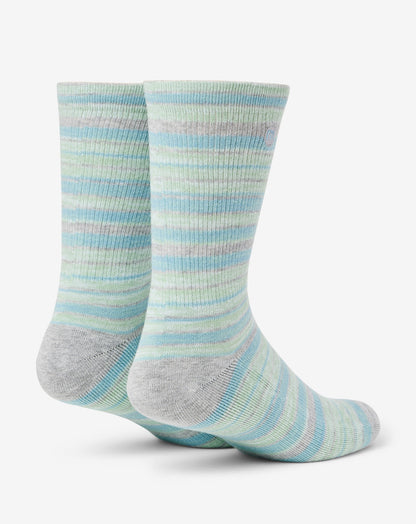 TravisMathew | River Picnic Crew Sock - Heather Light Grey