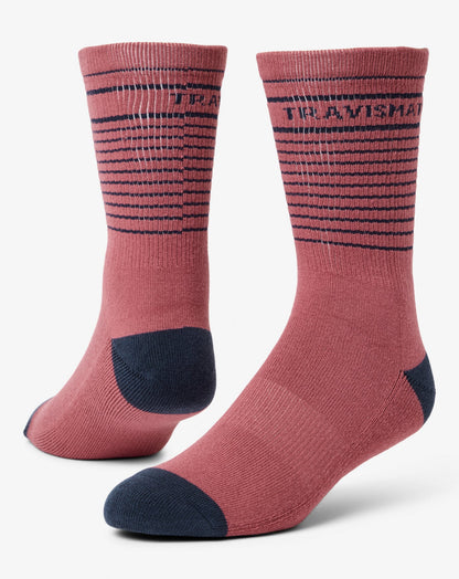TravisMathew | Overall Mood Crew Sock - Rose Wine